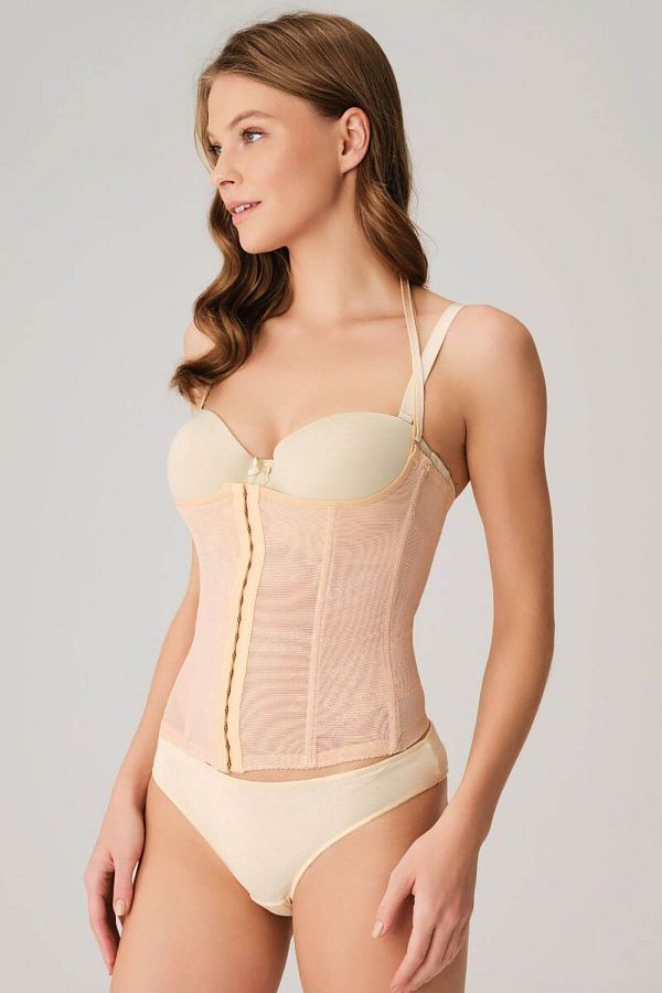 Big Shopia Women s Skin Tightening Waist Slimming Stitched Large Size Hooked Detachable Strap Tight Waist Corset Trendyol
