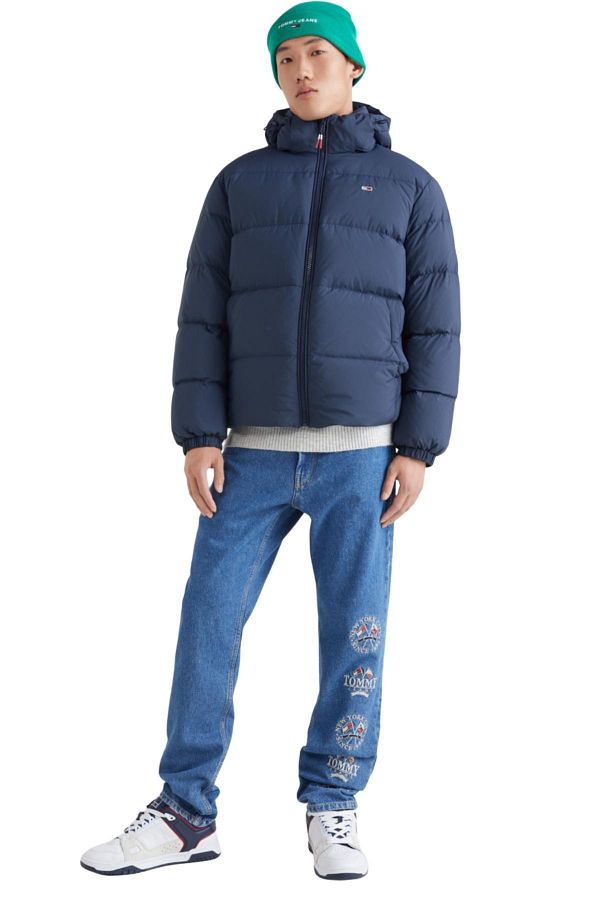 Tommy hilfiger hotsell navy blue coat