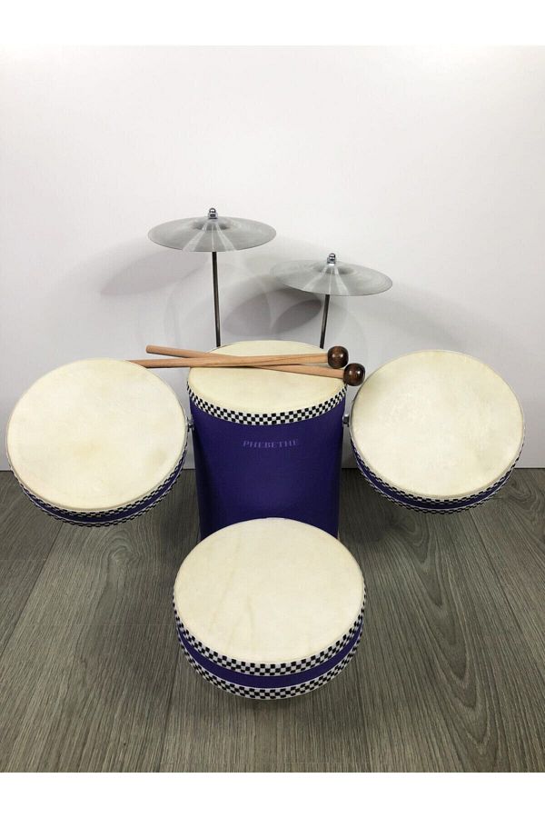 Kids wooden drum hotsell