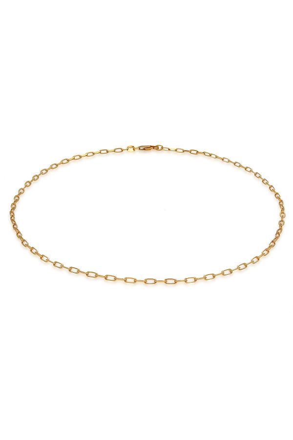 ELLI-Halskette Choker Gliederkette Oval Trend 925 Silber 1