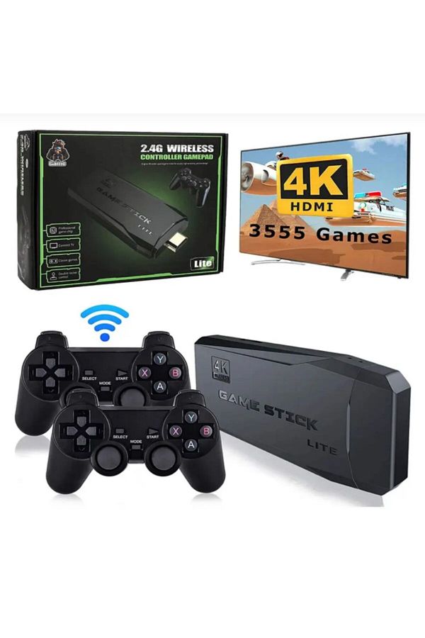SOMIC-Game Console 2.4g Wireless Dual Handle Nostalgic Games 4k Game Stick 10,000 Games Arcade Gaming 1
