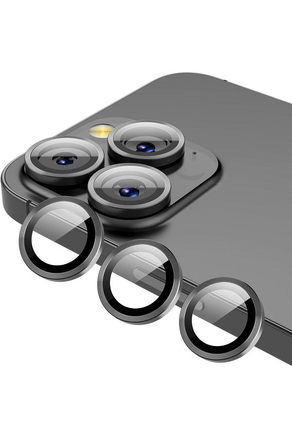 EVAX-عدسة حماية للكاميرا متوافقة مع iPhone 14 Pro Max، مجموعة من 3 قطع مع إطار معدني 1