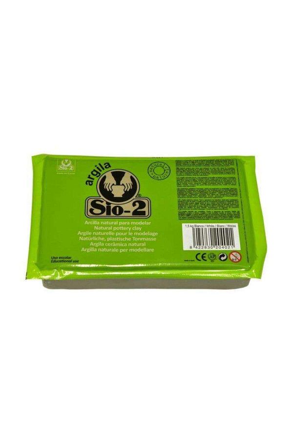 Sio 2-Sio2 Argila Pottery Clay White 1.5 kg 1