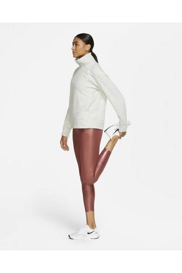 Nike One Icon Clash Mid Rise 7 8 Shimmer Women s Leggings CU6030 653 Trendyol