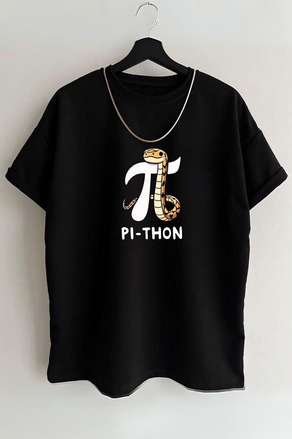 AEMİ-Math Pi Number, Pi Day, Pi-Thon Printed T-Shirt - Oversize 100% Cotton T-Shirt 1