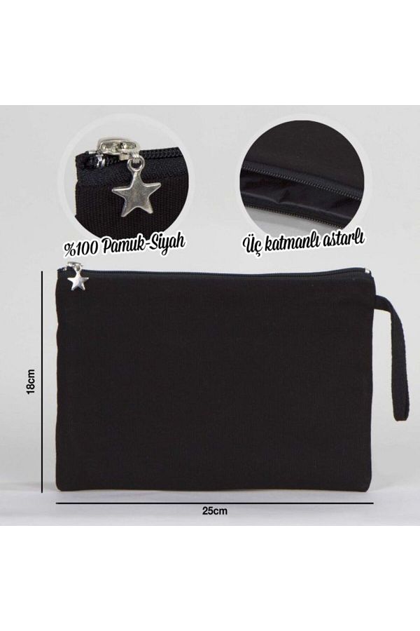 Z zepplin Arcturus Sideshow Symphonies Black Clutch Lined Wallet / Handbag  - Trendyol