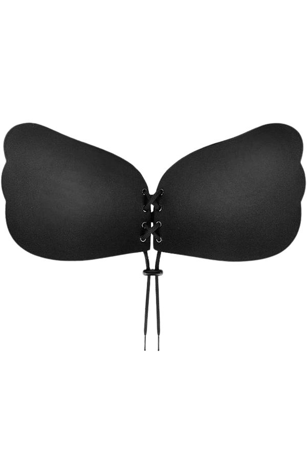 Lüx İpek-Plump Showing String Adhesive Butterfly Bra 1