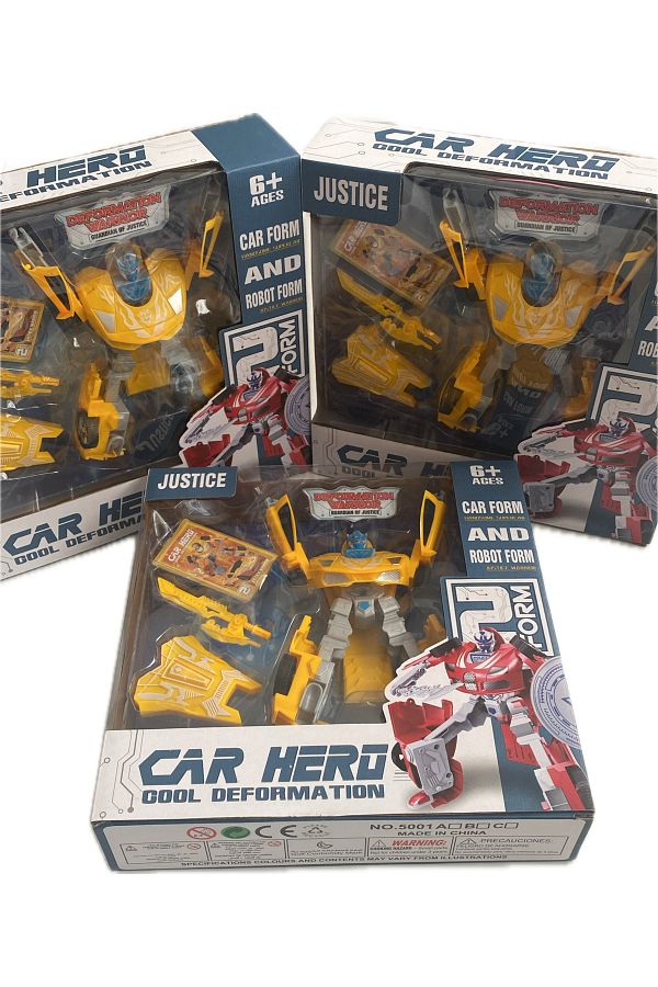 CAN OYUNCAK-Transformable into Boxed Robot Automatic Robot Boy Toy 1