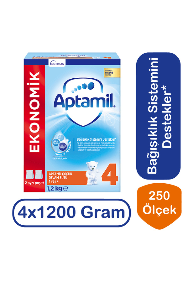Aptamil Devam Sütü 4 Numara 1200 gr 4 lü Paket