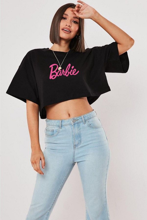 SELF CONTROL Barbie Crop T shirt Trendyol