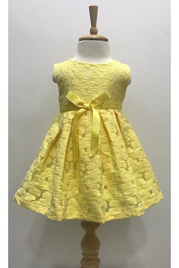 çikoby KIZ BEBEK SARI ELBİSE