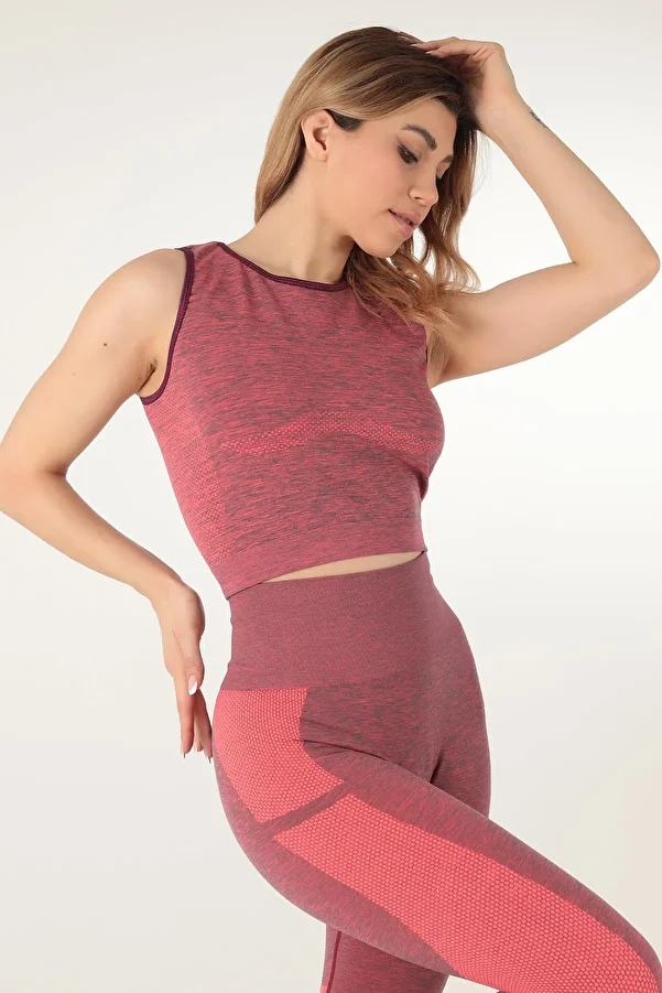 Miorre-Seamless Women's Thick Strappy Crop 1