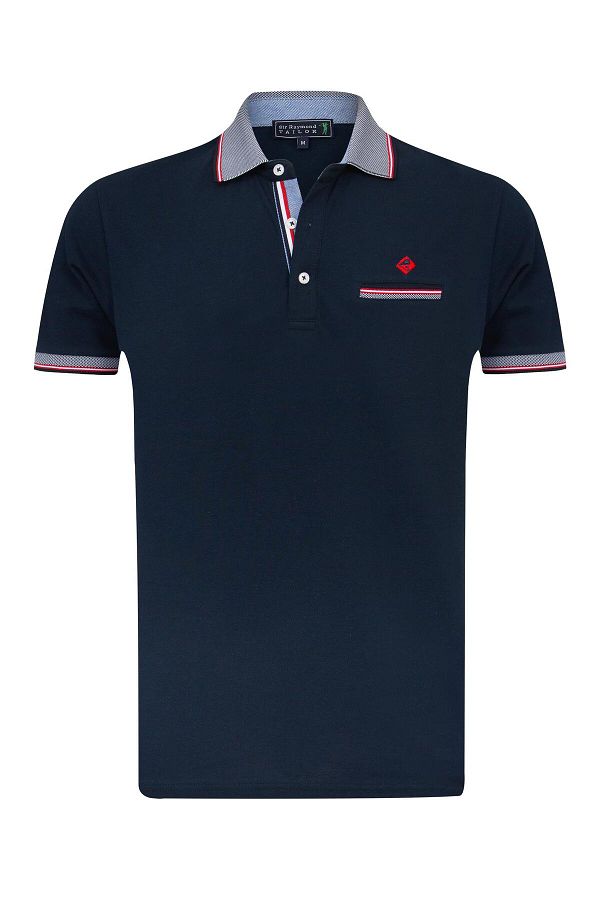 SIR RAYMOND TAILOR GOLF CLUB 1877 Polo T shirt Dark blue Regular fit Trendyol