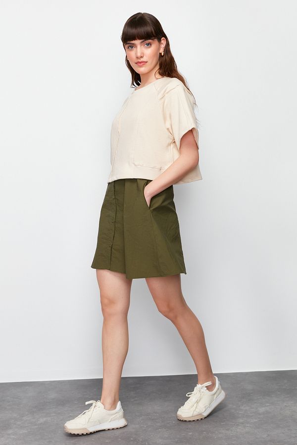 Khaki crew skirt outlet
