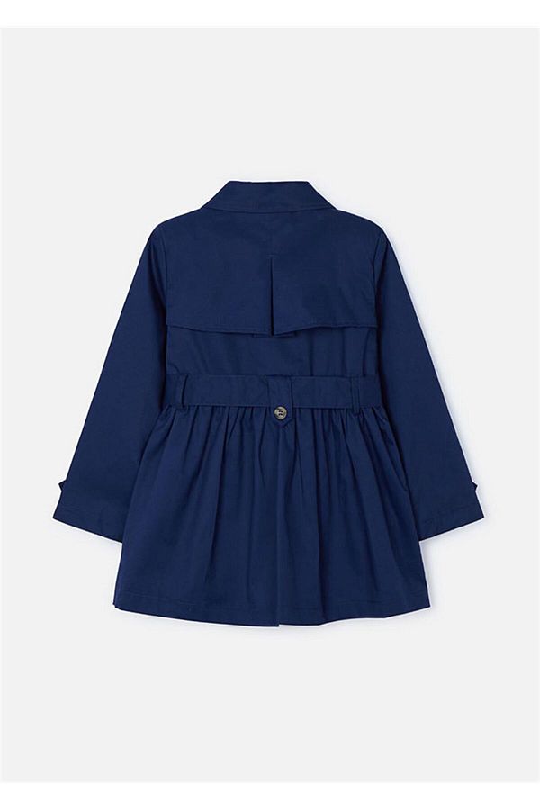 Girls navy trench coat new arrivals