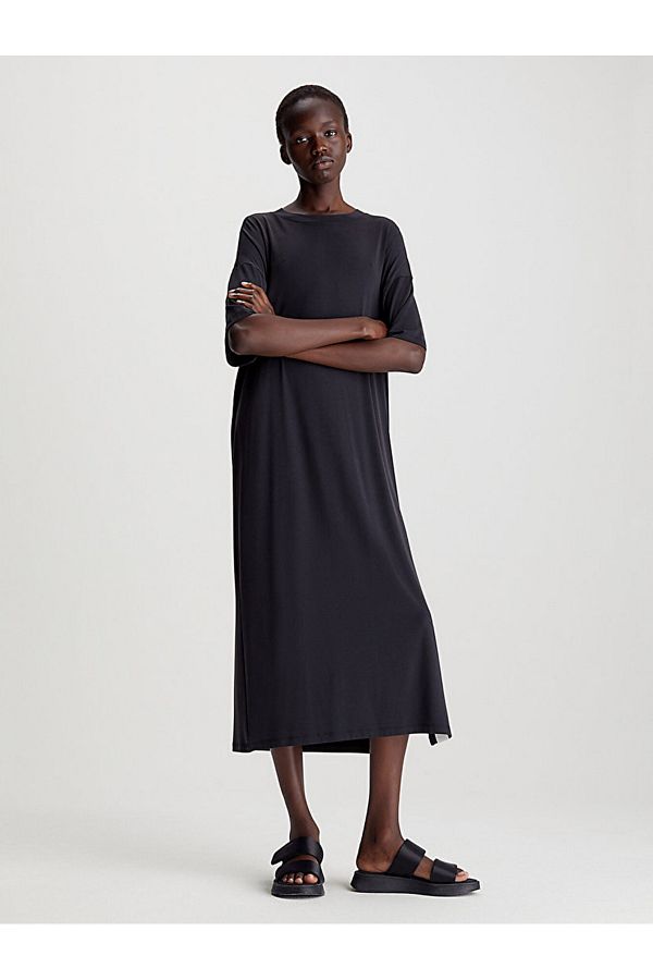 T shirt dress calvin klein discount