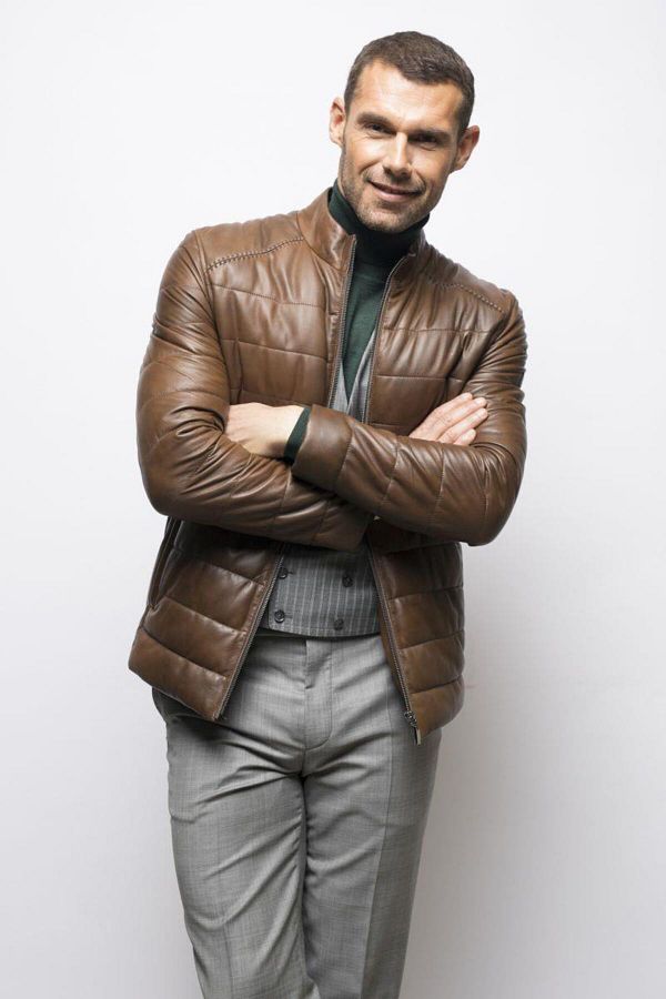 Pierre cardin men's leather jacket best sale