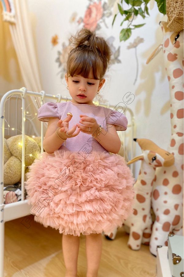 Dusty rose baby girl dress clearance