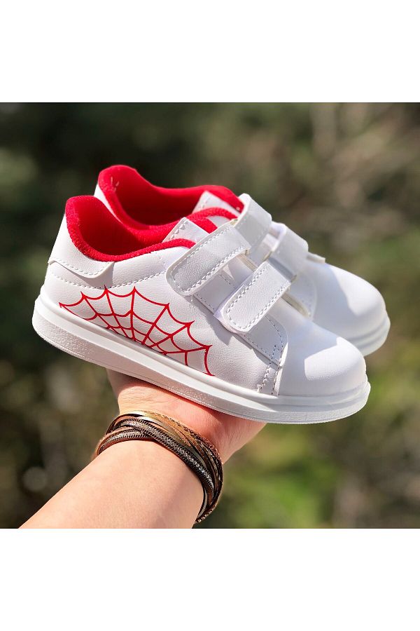 Pandalina Boys Sneakers Non Slip Phylon light Sole Sneakers Spider Web Printed Sports Shoes Trendyol