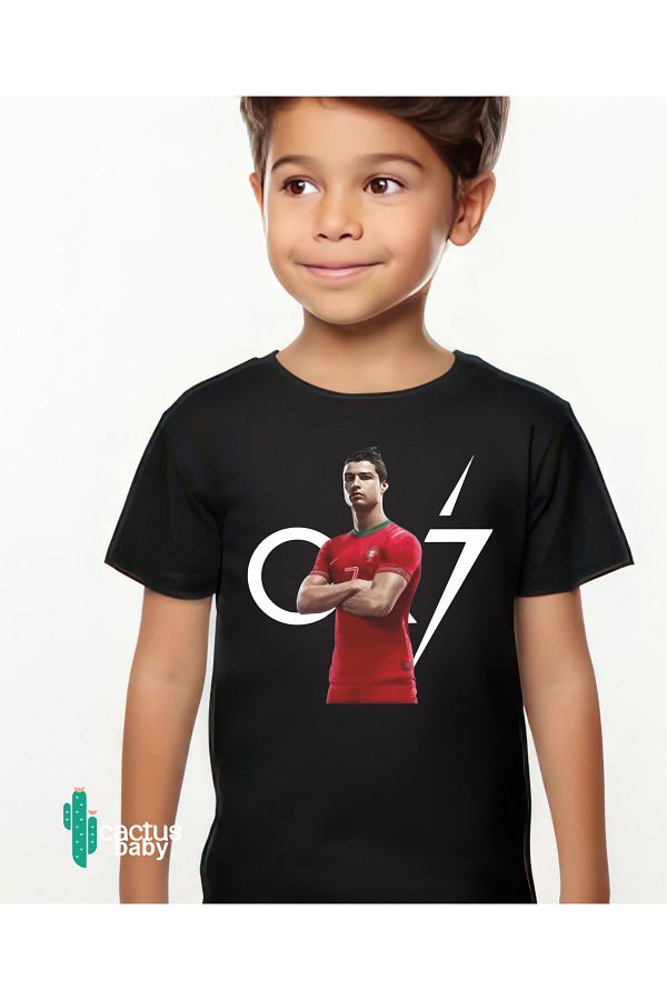 CACTUS COLLECTION-CACTUS RONALDO CR7 FRONT AND BACK PRINTED TSHIRT 1 1