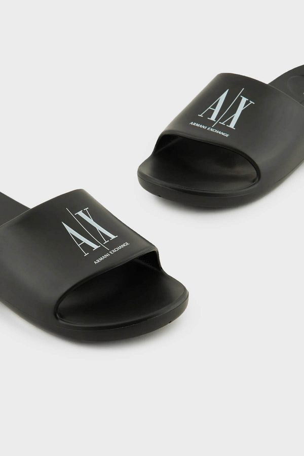 Armani exchange slippers shop