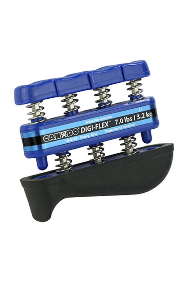 CanDo Digi-Flex hand exerciser - Blue, heavy - Finger (7.0 lb) / hand (23.0 lb) CanDo Digi-Flex hand exerciser - Blue, heavy - Finger (7.0 lb) / hand (23.0 lb)