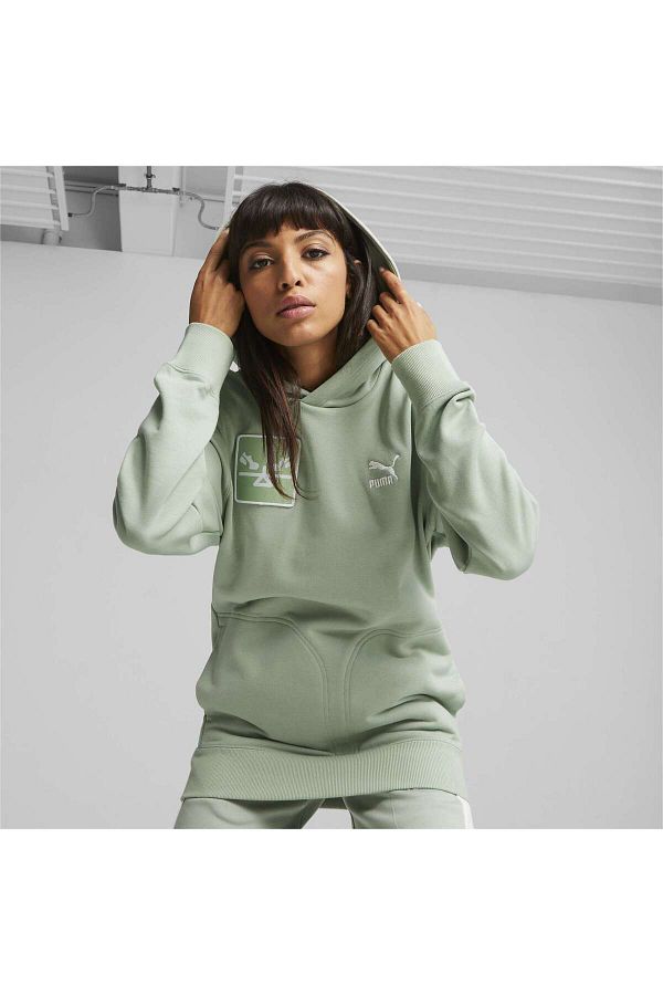 Puma sweatshirt green top