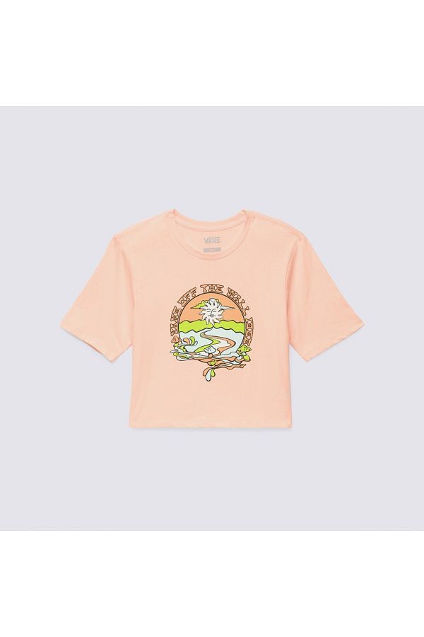 T shirt vans femme orange online