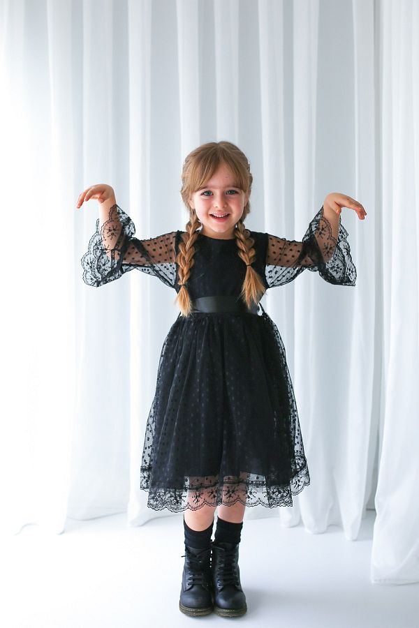 Catz Kids Black Wendy Lace Tutu Dress Trendyol