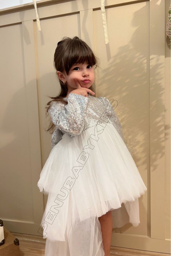 White tulle skirt baby outlet