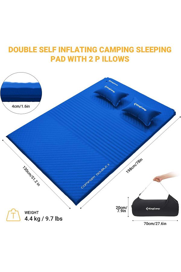 King camp self inflating mattress shop