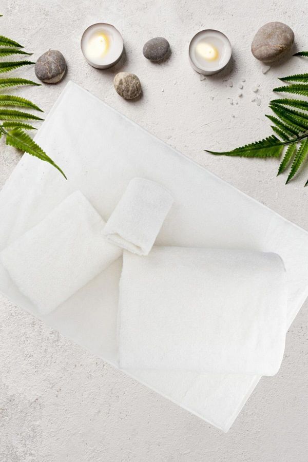 Ephemeris Cotton 4 Piece Bath Towel Set Eponj Cream Trendyol