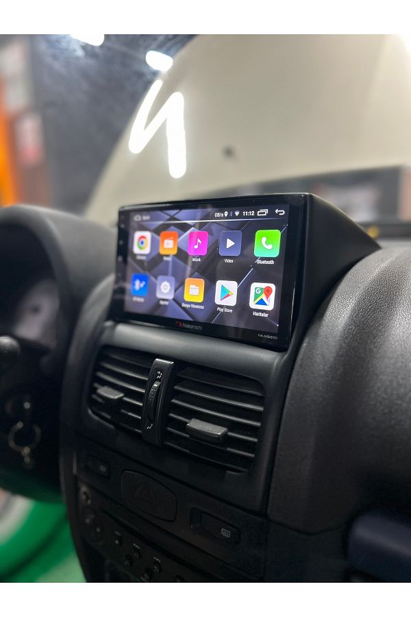 Custom Pluss-Renault Clio 2 Android 12 Compatible Multimedia Carplay 4GB RAM+64GB HDD Navigation Display 1