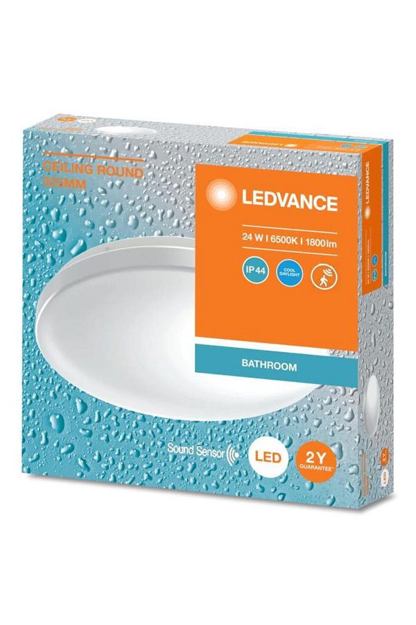 Osram Ledvance-Ledvance 24W LED Floor Lamp with Sound Sensor 6500K White Light 32.5 cm Ceiling Luminaire 1