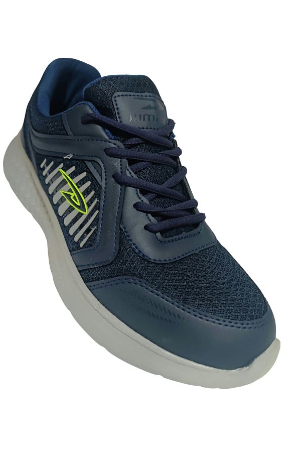 ASV STORE ASV Men s Daily Comfortable Lace Up Lightweight Sneakers Navy Blue Gray Sports Shoes Trendyol