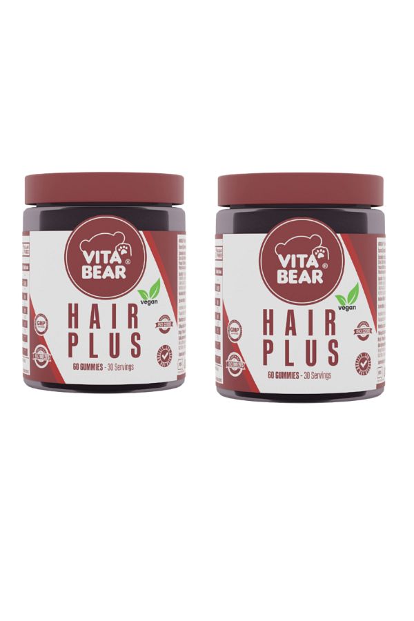 Vita Bear-Hair Plus Vegan Hair Vitamin - 2 Pack 1