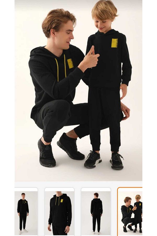 Arnetta-FATHER SON COMBIN Tracksuit SET [CHILDREN'S AND ADULT PRICES DIFFERENT] 1