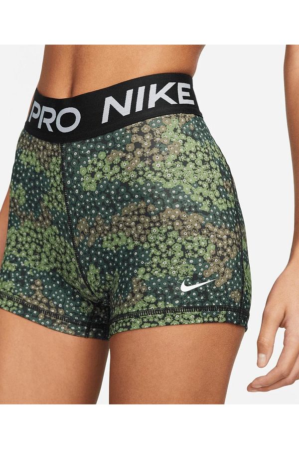 Nike Pro Dri Fit 8 cm Flover Printed Training Women s Shorts Trendyol