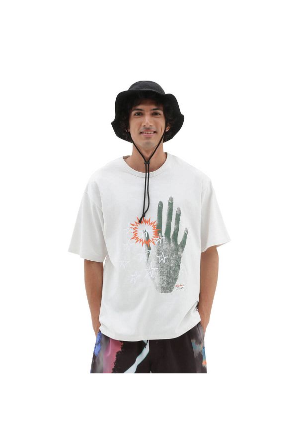Vans-Barbati alb Vans x Quasi Hocus Pocus OTW SS Tee VPRG alb 1