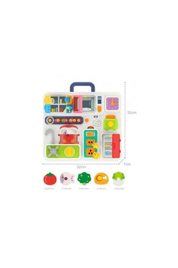 Birlik Oyuncak-Babycim My Baby's First Kitchen Training Activity Set HE0510 1