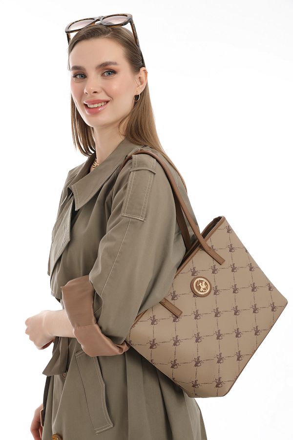 BEVERLY HILLS POLO CLUB 巾着型バッグ BH4001 BEIGE BEVERLY HILLS POLO CLUB 巾着型バッグ BH4001 BEIGE : VARIANTE