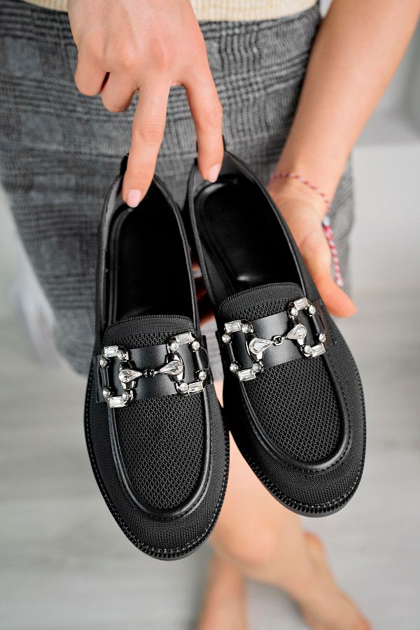Aleza Shoes-New Season Chain Detail Women's Casual Shoes 1