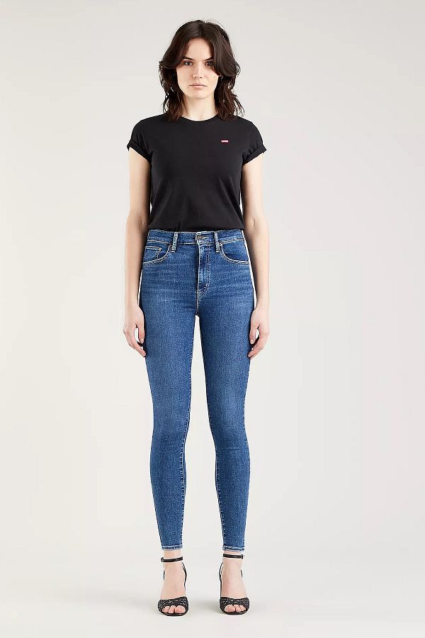 Levi s Women s Mile High Super Skinny Jeans Venice For Real Dark Indigo2279101940 Trendyol