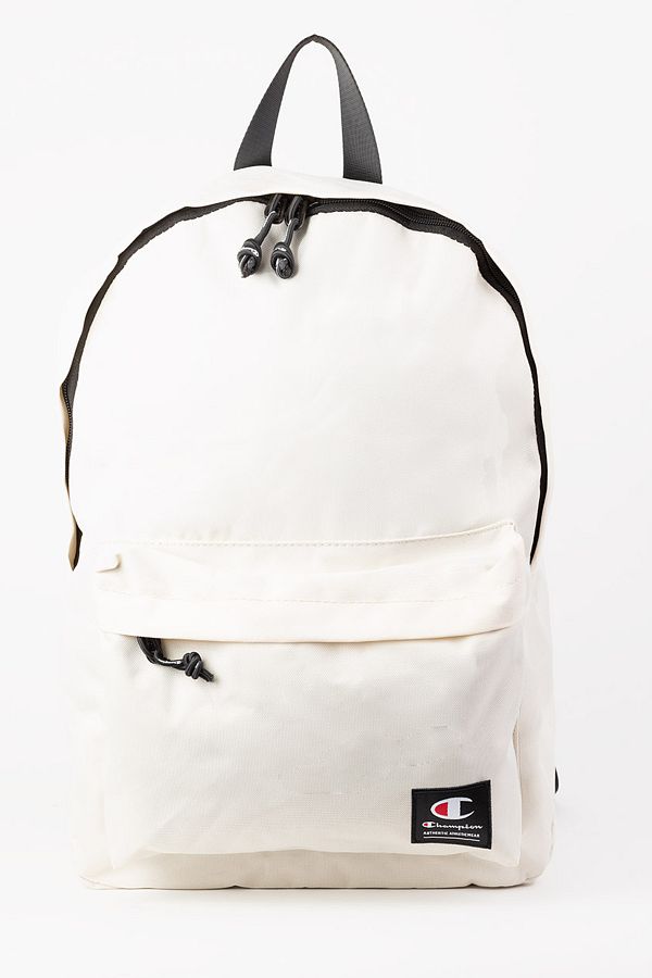 Champion Backpack White Plain Trendyol
