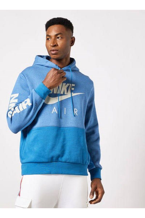 Nike Sportswear Air Brushed Back Fleece Pullover Hoodie Men s Sweatshirt DM5202 407 Trendyol