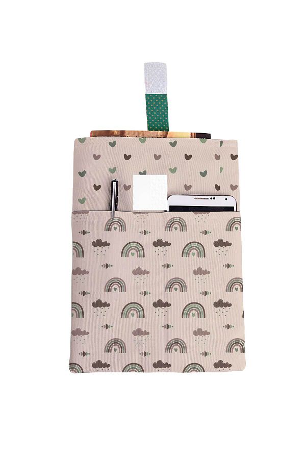 HRS-20 x 25 cm Patterned and Washable Pocket Multi-Purpose Book Bag 1