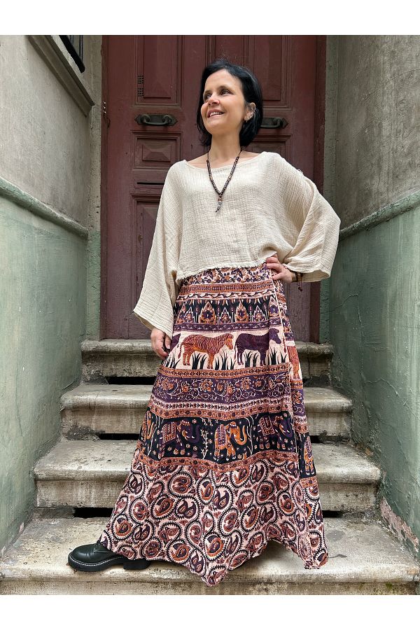Long skirt in nepal cheap