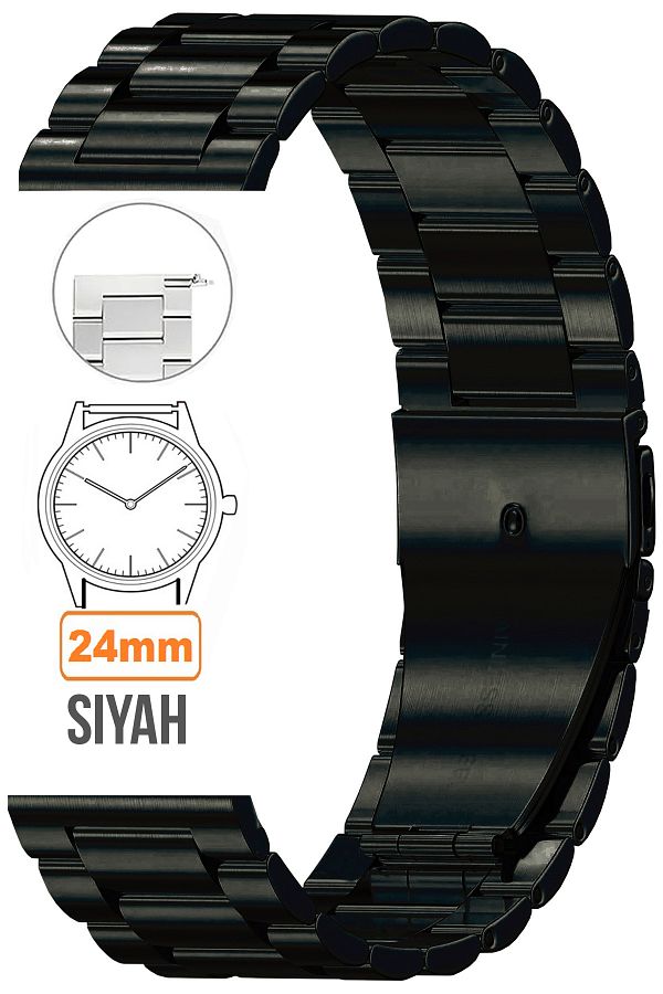 Fossil 24mm metal strap hot sale