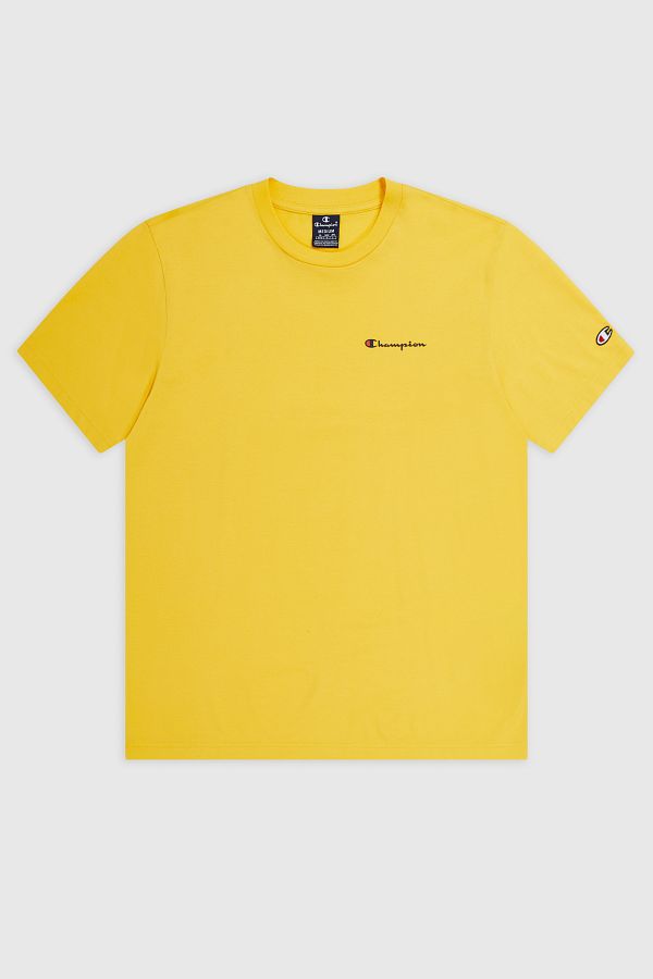 Champion T Shirt Yellow Regular fit Trendyol