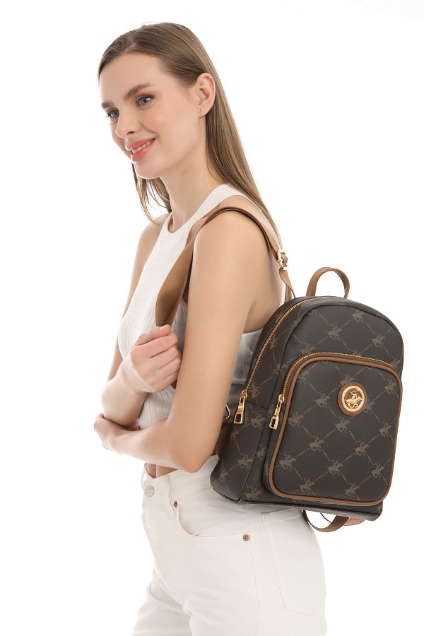 Beverly Hills Polo Club Coffee Women s Backpack 05BHPC8004 Trendyol